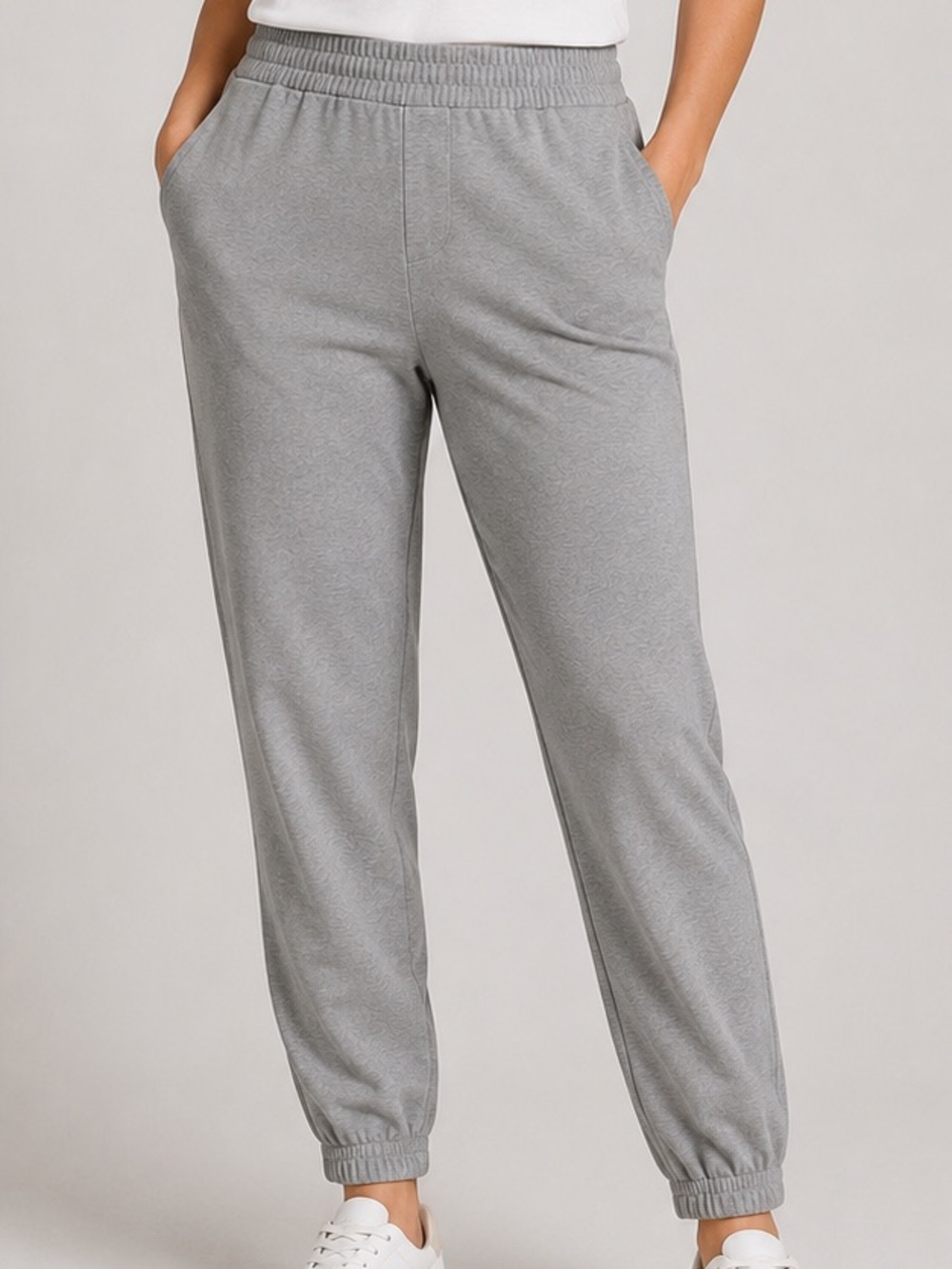 REITMANS light gray stretchy joggers‎ trousers size 12